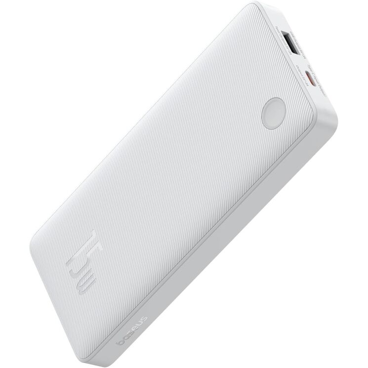 Зовнішній акумулятор Baseus Airpow Lite 15W (10000mAh) P10067500213-00 - White: фото 1 з 8