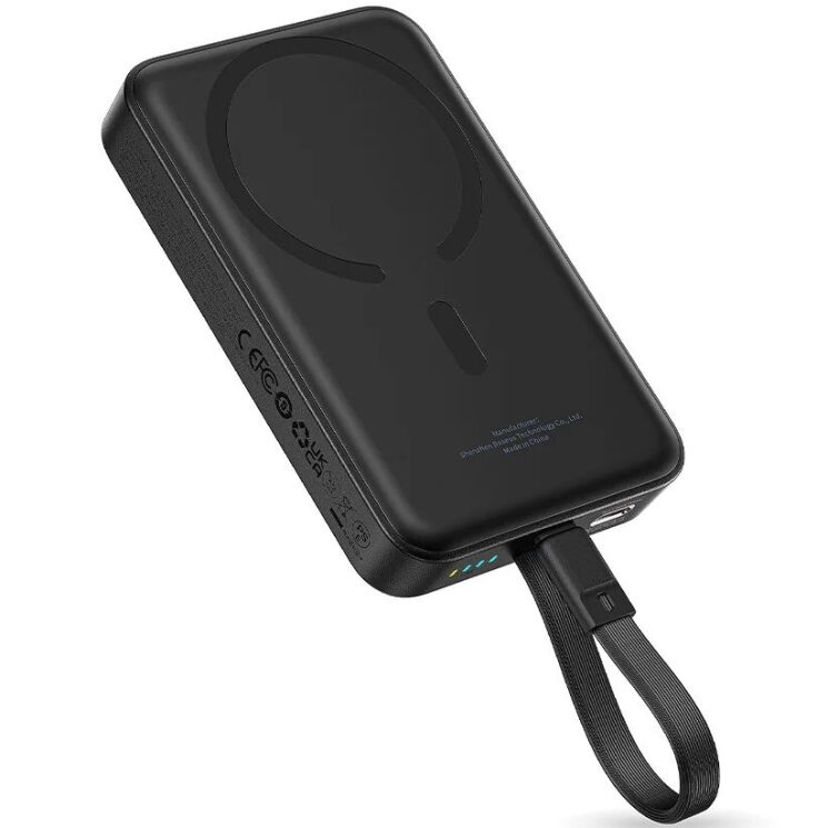 Внешний аккумулятор Baseus Magnetic Mini 30W (10000mAh) P1002210B113-00 - Black: фото 3 из 26