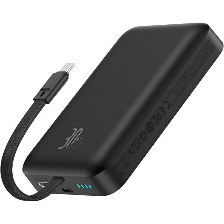 Внешний аккумулятор Baseus Magnetic Mini 30W (10000mAh) P1002210B113-00 - Black: фото 1 из 26