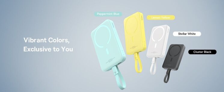 Зовнішній акумулятор Baseus Magnetic Mini 30W (10000mAh) P1002210B223-00 - White: фото 22 з 22