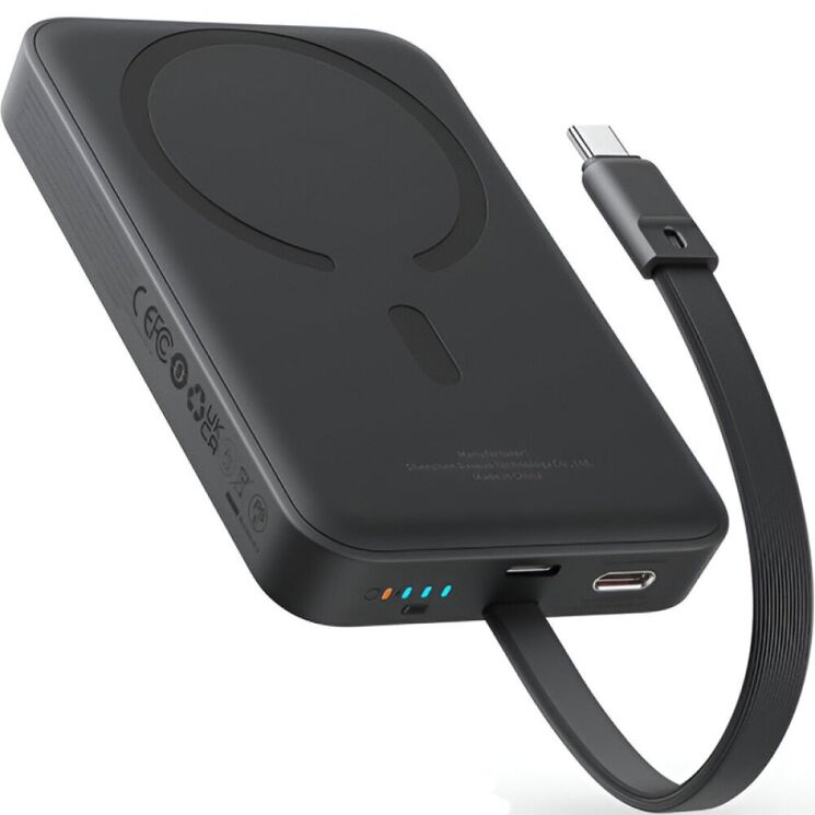 Внешний аккумулятор Baseus Magnetic Mini 30W (10000mAh) P1002210B113-00 - Black: фото 2 из 26
