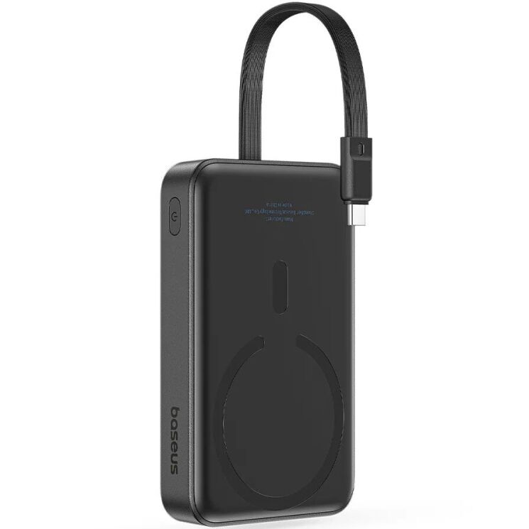 Внешний аккумулятор Baseus Magnetic Mini 30W (10000mAh) P1002210B113-00 - Black: фото 9 из 26
