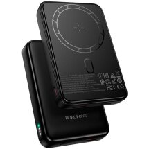 Внешний аккумулятор BOROFONE BJ82A Magnetic 22.5W+PD20W (10000mAh) - Black: фото 1 из 8