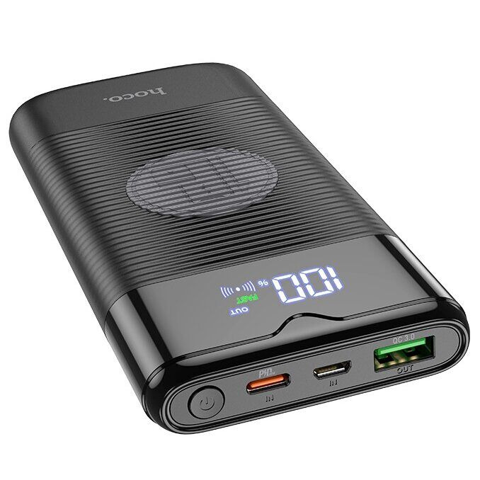 Внешний аккумулятор Hoco J63 Velocity PD + QC3.0 (10000mAh) - Black: фото 4 из 8