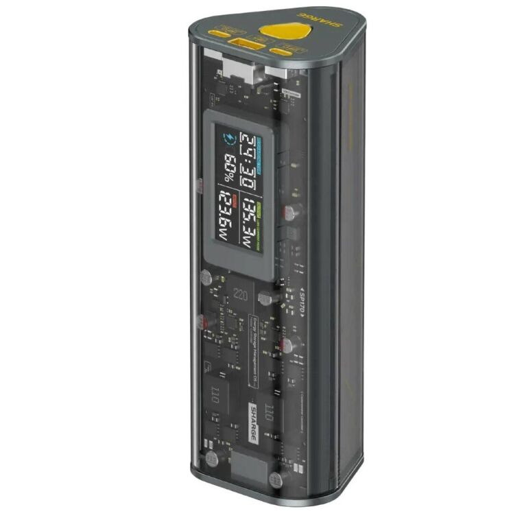 Внешний аккумулятор Sharge Shargeek 170 170W (24000mAh) - Grey: фото 6 из 7