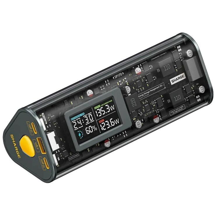 Внешний аккумулятор Sharge Shargeek 170 170W (24000mAh) - Grey: фото 7 из 7