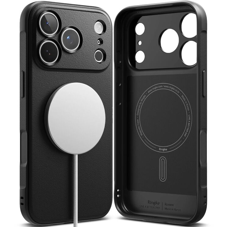 Защитный чехол Ringke Onyx Magnetic (FP) для iPhone 18 Pro Max (8800380461932) - Black (423985B) Защитный чехол Ringke Onyx Magnetic (FP) для iPhone 18 Pro Max (8800380461932) - Black: фото 2 из 20