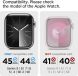 Защитный чехол Spigen (SGP) Rugged Armor (FW) для Apple Watch 45 mm (7 / 8 / 9 Series) - Black (304709B). Фото 9 из 14