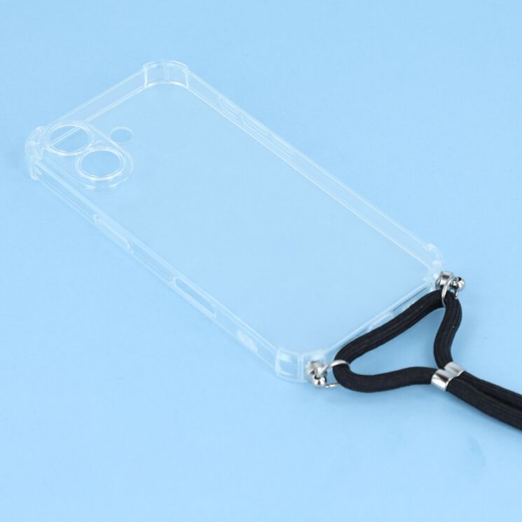 Захисний чохол UniCase AirBag with Strap для Apple iPhone 17 - Transparent: фото 4 з 4