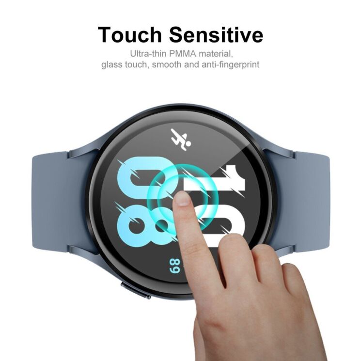 Защитная пленка ENKAY 3D Curved Film для Samsung Galaxy Watch 5 (44mm) - Black: фото 5 из 8