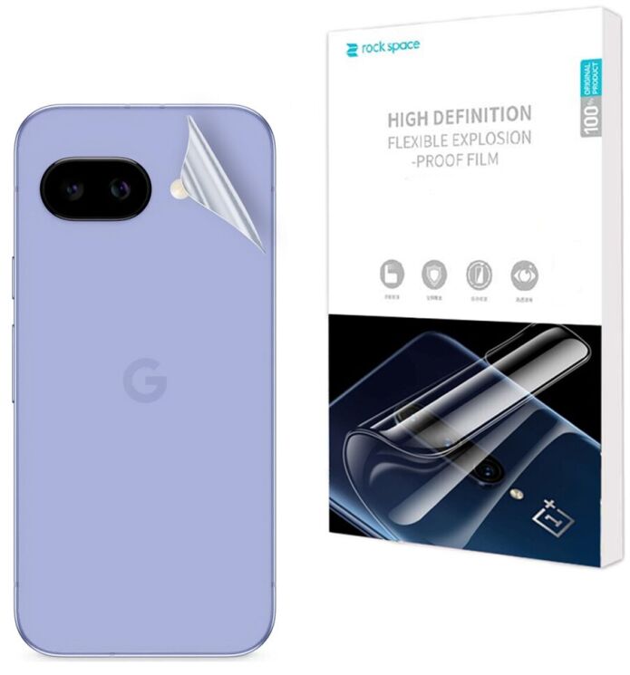 Захисна плівка на задню панель RockSpace Explosion-Proof SuperClear для Google Pixel 9a: фото 1 з 9