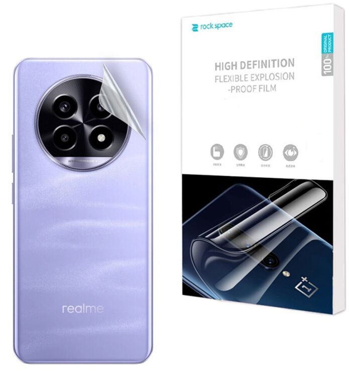 Захисна плівка на задню панель RockSpace Explosion-Proof SuperClear для Realme 13 Pro: фото 1 з 9