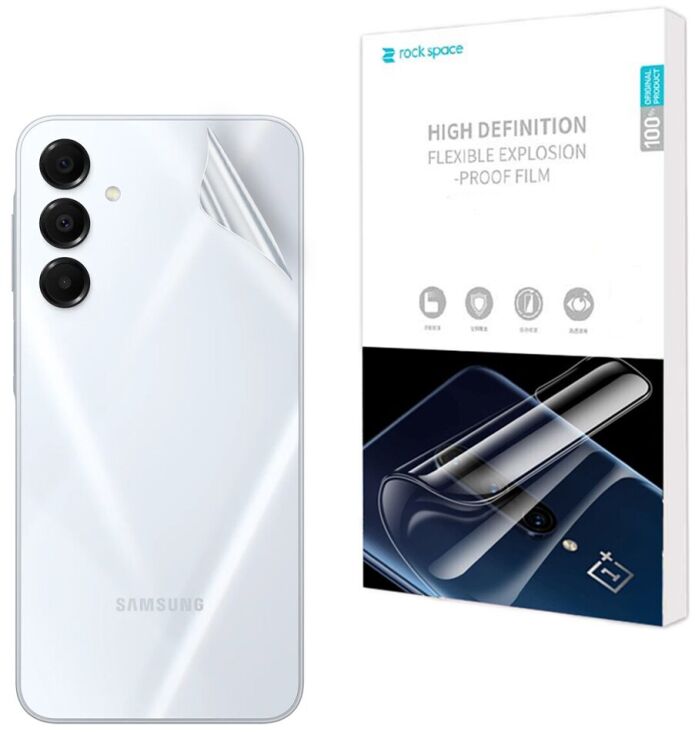 Захисна плівка на задню панель RockSpace Explosion-Proof SuperClear для Samsung Galaxy A16 (A165): фото 1 з 9