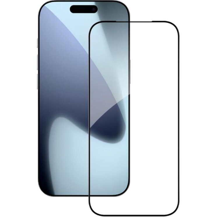 Защитное стекло ACCLAB Full Glue для iPhone 17 Pro - Black: фото 2 из 7