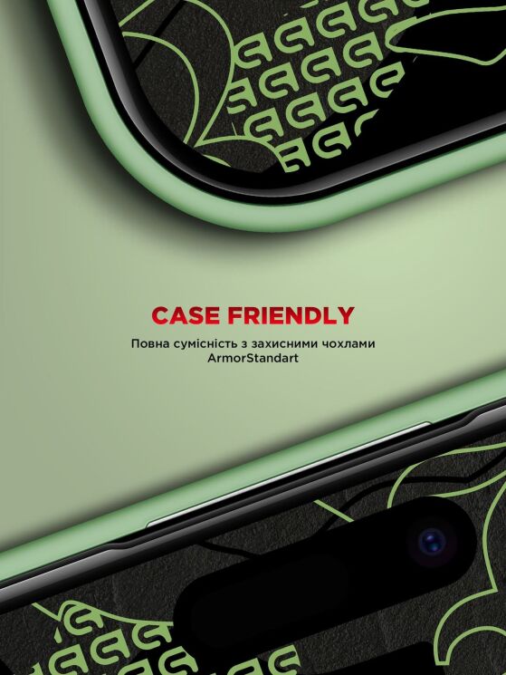 Захисне скло ArmorStandart Corning Black Icon для iPhone 17 Pro Max - Black: фото 7 з 11