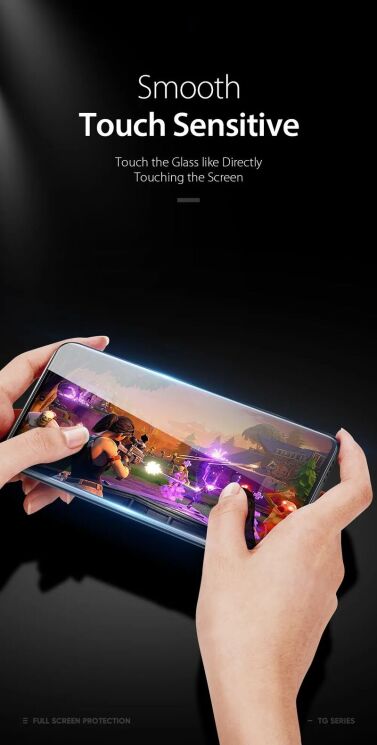 Защитное стекло DUX DUCIS Full Coverage для Realme 11 Pro / 11 Pro+ - Black: фото 8 из 12