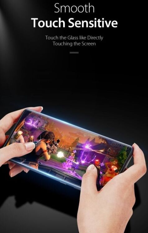 Защитное стекло DUX DUCIS Full Glue для Samsung Galaxy S21 Ultra (G998) - Black: фото 6 из 8