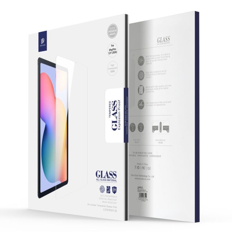 Захисне скло DUX DUCIS HD Full Screen для Apple iPad Pro 13 (2024): фото 8 з 8