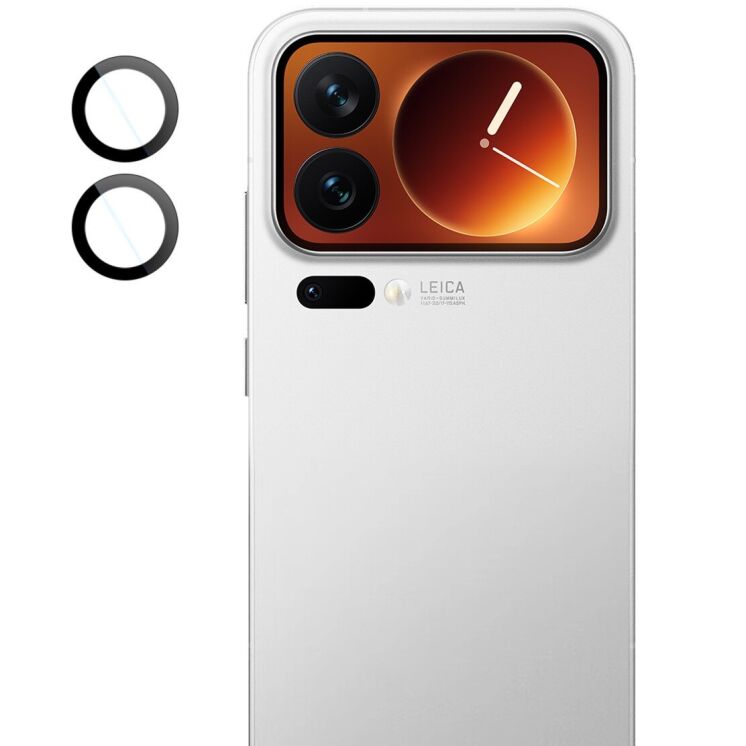 Защитное стекло IMAK Camera Black Lens для Xiaomi 17 Pro - Black (390714B) Защитное стекло IMAK Camera Black Lens для Xiaomi 17 Pro - Black: фото 2 из 9