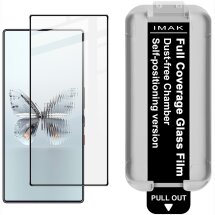 Защитное стекло IMAK Easy Install Full Glue для ZTE Nubia Red Magic 11 Air - Black: фото 1 из 10
