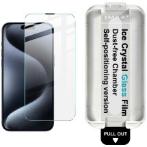 Защитное стекло IMAK Ice Crystal Glass для iPhone 15 Pro Max: фото 1 из 13