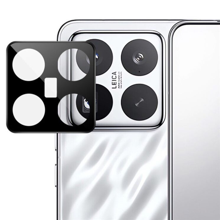 Защитное стекло IMAK Install Black Glass Lens для Xiaomi 15 Pro - Black: фото 2 из 9