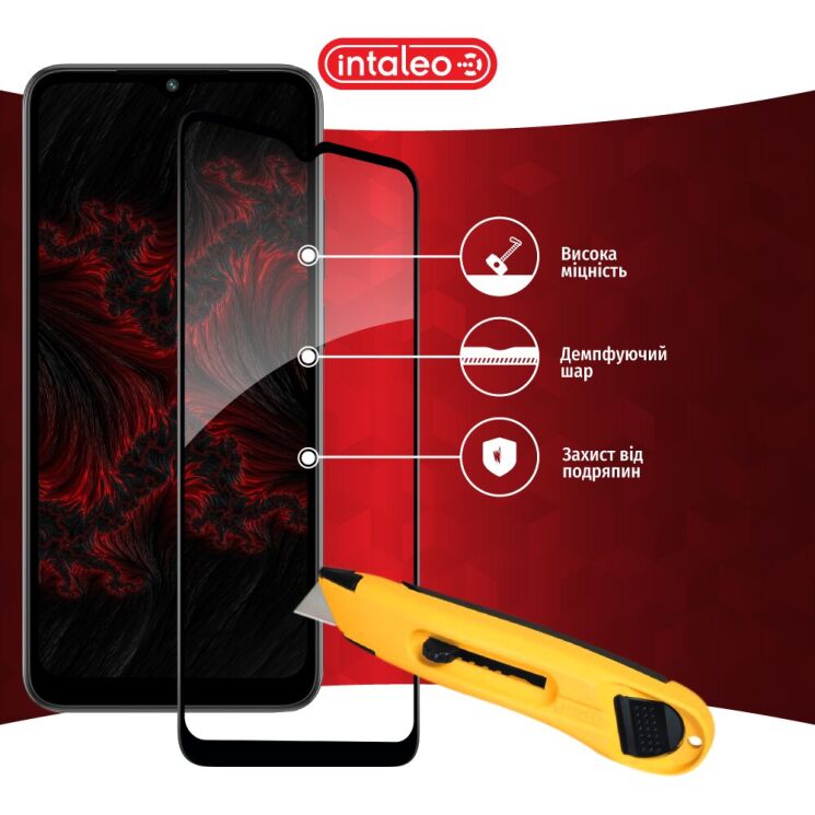 Защитное стекло Intaleo Full Glue для Xiaomi Redmi A1 / A2 - Black: фото 6 из 9