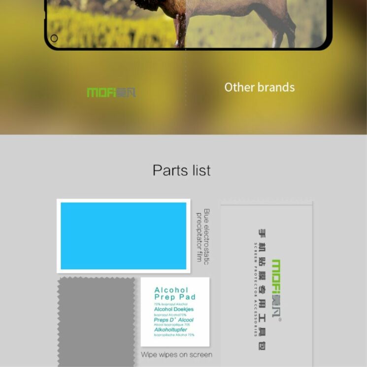 Захисне скло MOFI 9H Full Glue для Huawei Honor 20 / Nova 5T - Black: фото 14 з 15