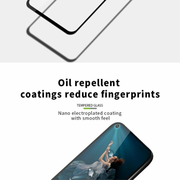 Захисне скло MOFI 9H Full Glue для Huawei Honor 20 / Nova 5T - Black: фото 12 з 15