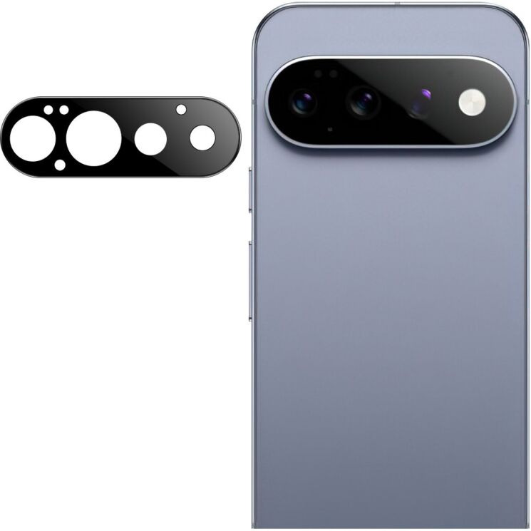 Защитное стекло на камеру IMAK Black Glass Lens для Google Pixel 11 Pro - Black: фото 1 из 7