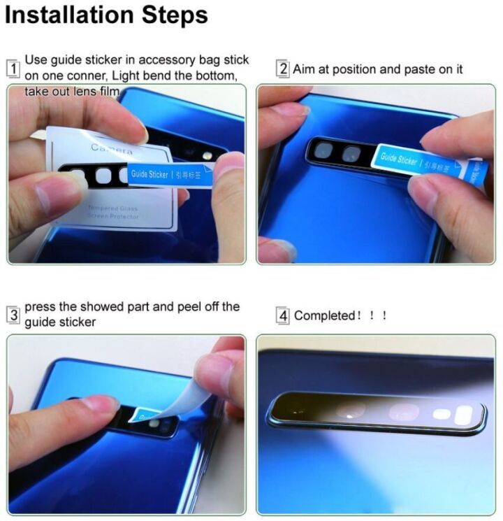 Защитное стекло на камеру IMAK Black Glass Lens для Google Pixel 9a - Black: фото 7 из 8