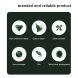 Защитное стекло на камеру IMAK Black Glass Lens для Google Pixel 9a - Black (375415B). Фото 6 из 8