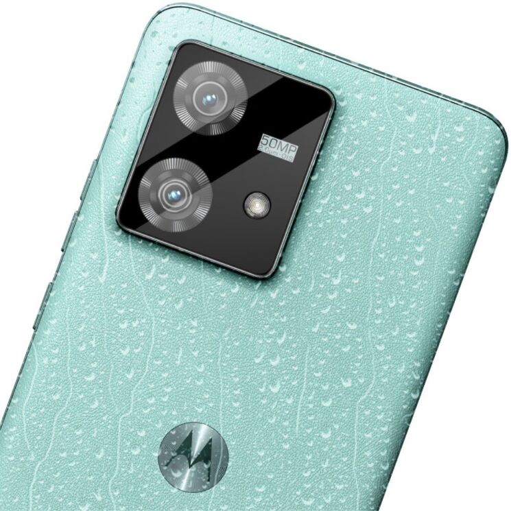 Защитное стекло на камеру IMAK Black Glass Lens для Motorola Edge 40 Neo - Black: фото 3 из 6