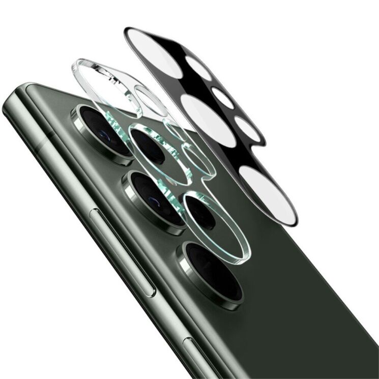 Защитное стекло на камеру IMAK Black Glass Lens для Samsung Galaxy S24 Ultra - Black: фото 2 из 11