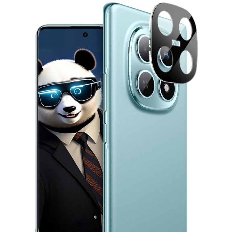 Защитное стекло на камеру IMAK Black Glass Lens для Xiaomi Redmi Note 15 5G / Poco M8 5G - Black: фото 2 из 7