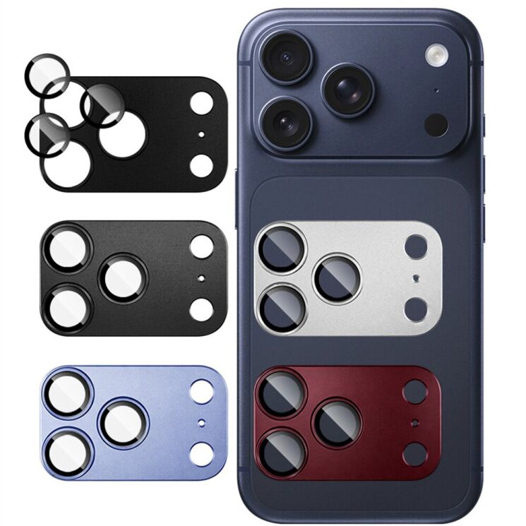 Захисне скло на камеру IMAK Camera Lens Combo для iPhone 18 Pro Max - Black: фото 12 з 12