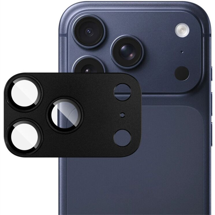 Захисне скло на камеру IMAK Camera Lens Combo для iPhone 18 Pro Max - Black: фото 2 з 12