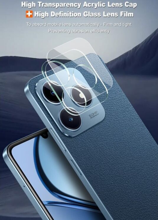 Защитное стекло на камеру IMAK Integrated Lens Protector для Realme C63: фото 5 из 7