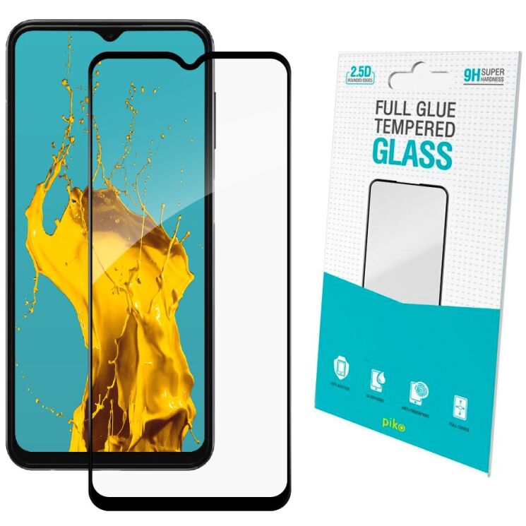 Захисне скло Piko Full Glue для Samsung Galaxy A13 (А135) - Black: фото 1 з 6