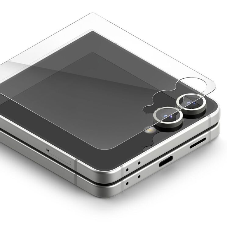Комплект защитных стекол Ringke Cover Display Pro для Samsung Galaxy Flip 7 (8800293855903): фото 2 из 22