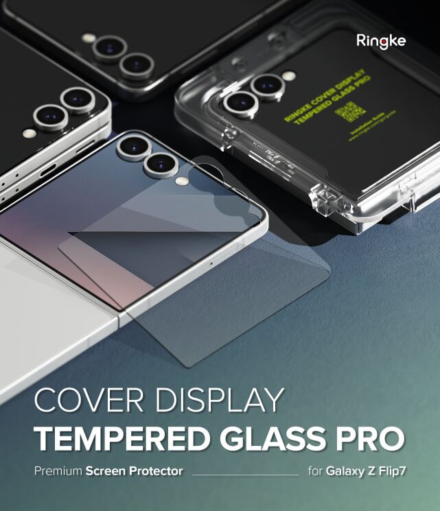 Комплект защитных стекол Ringke Cover Display Pro для Samsung Galaxy Flip 7 (8800293855903): фото 5 из 22
