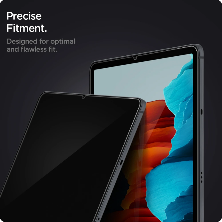 Защитное стекло Spigen (SGP) Glas.tR EZ Fit (FT) для Samsung Galaxy Tab S7 (T870/875) / S8 (X700/706): фото 7 из 7