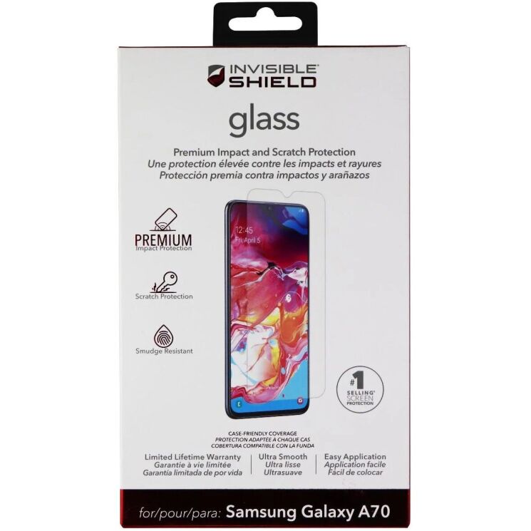 Захисне скло ZAGG InvisibleShield Glass для Samsung Galaxy A70 (A705) / A70s 840056106369: фото 1 з 1