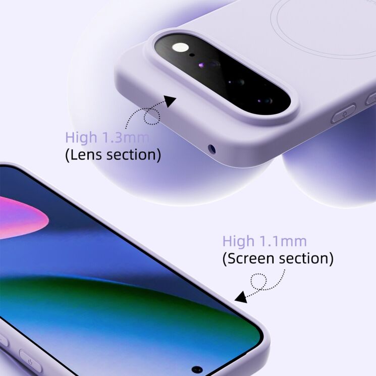 Защитный чехол ABEEL Lyra Skin with MagSafe для Google Pixel 11 / 11 Pro - Beige: фото 8 из 9
