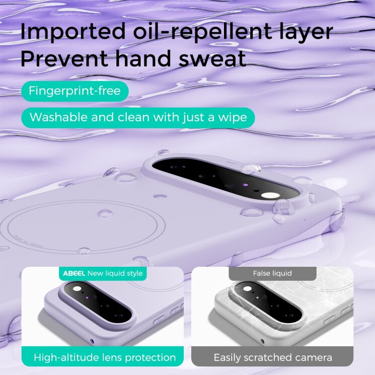 Защитный чехол ABEEL Lyra Skin with MagSafe для Google Pixel 11 / 11 Pro - Beige: фото 4 из 9