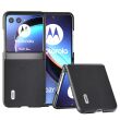 Защитный чехол ABEEL Texture Case для Motorola Razr 40 Ultra - Black (329603B)