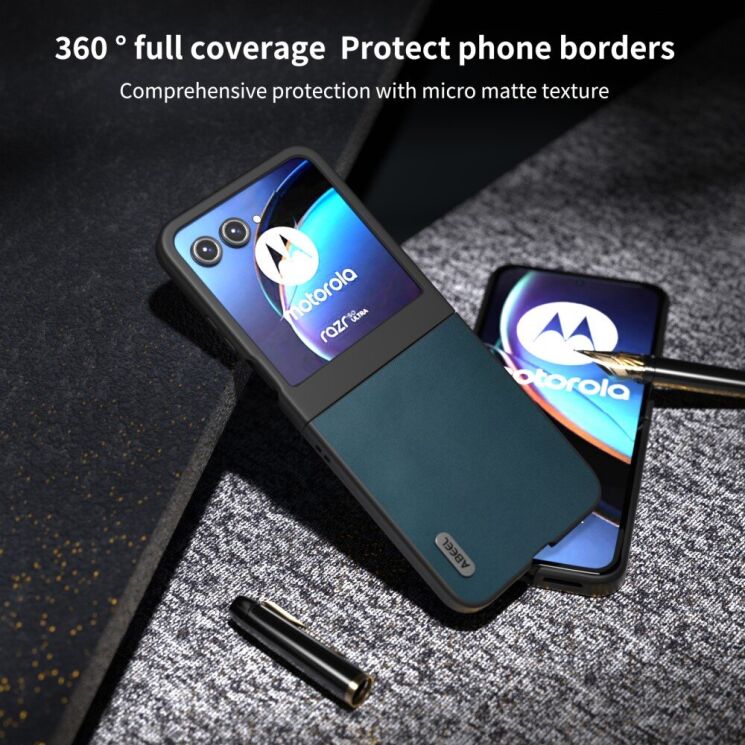 Защитный чехол ABEEL Texture Case для Motorola Razr 50 - Coffee: фото 5 из 6