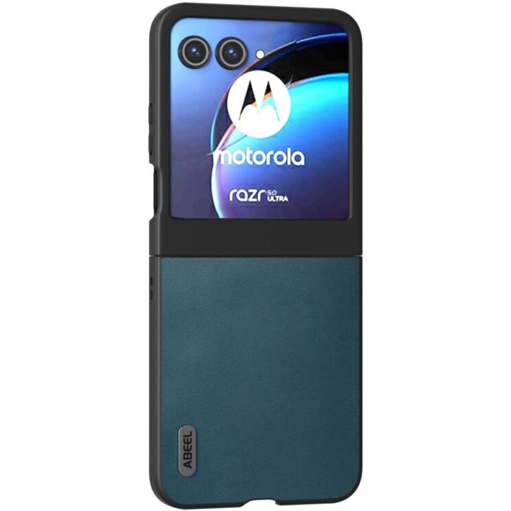Защитный чехол ABEEL Texture Case для Motorola Razr 50 - Green: фото 2 из 6