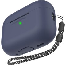 Защитный чехол AHASTYLE Silicone Case для AirPods Pro 3 - Midnight Blue: фото 1 из 6