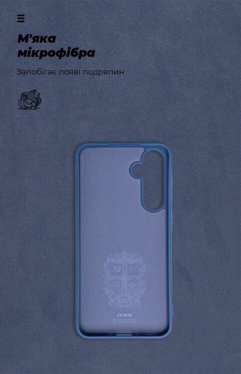 Защитный чехол ArmorStandart ICON Case Camera Сoverage для Samsung Galaxy A35 (A356) - Dark Blue: фото 4 из 8